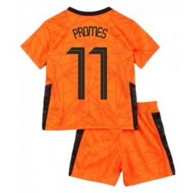 Fotbalové dres Nizozemsko Quincy Promes 11 Dětské Domácí ME 2020